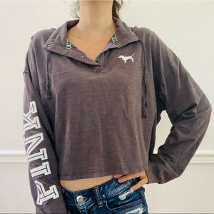 PINK Victoria's Secret Gray Sweatshirt